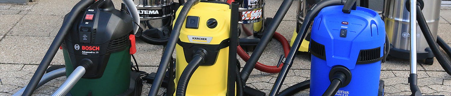 Værkstedsstøvsuger test Test af værkstedsstøvsugere